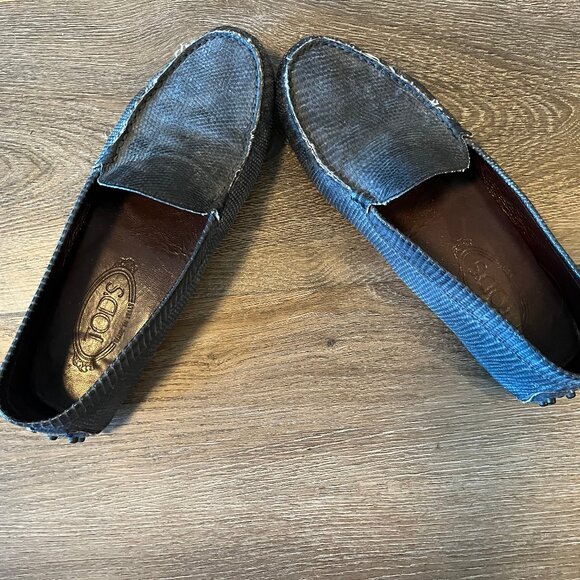Woman's Tods Leather Gommino Driving Mocs Loafers- Size 9 Womans - Picture 2 of 6